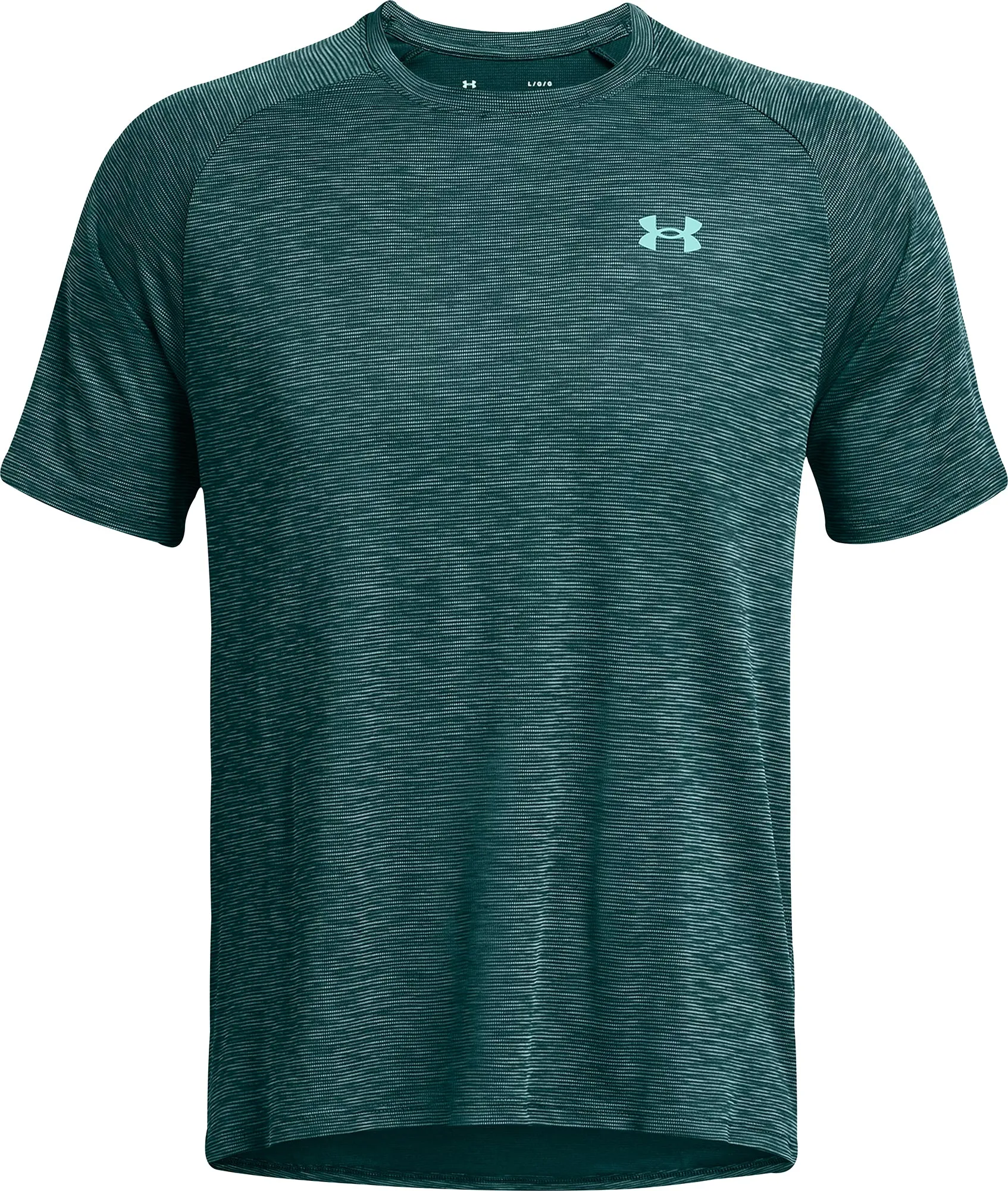 Under Armour Tech Textured Short Sleeve Mens Training Top - Green