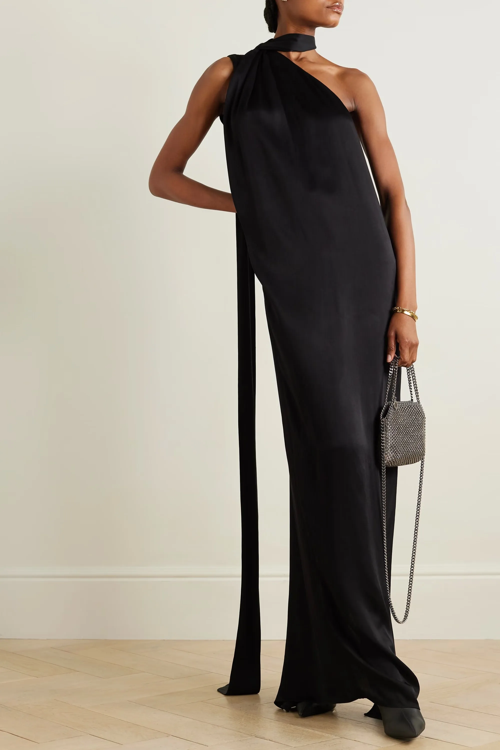Women's Black Viscose Dresses - BlackBeads